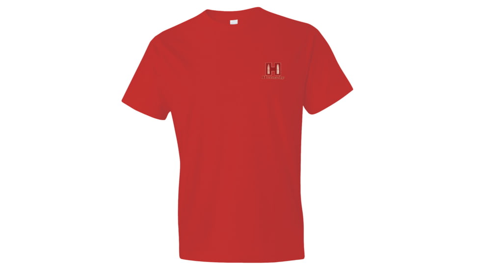 Hornady Cotton Short Sleeve T-Shirt - Men's, Large, Red, 99601L