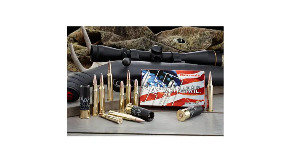 Hornady Amerian Whitetail 400 Legend 210 Grain INTERLOCK Brass Cased Rifle Ammo, 20 Rounds, 82461