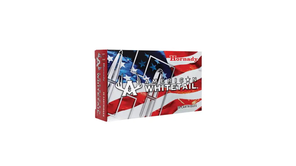 Hornady American Whitetail 7mm-08 Remington 139 grain InterLock SP Brass Cased Centerfire Rifle Ammo, 200 Round