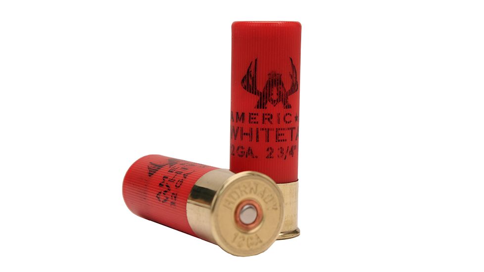 Hornady American Whitetail 12 Gauge 1 oz 2.75 in Rifled Slug Centerfire Shotgun Slug Ammo, 5 Rounds, 86234