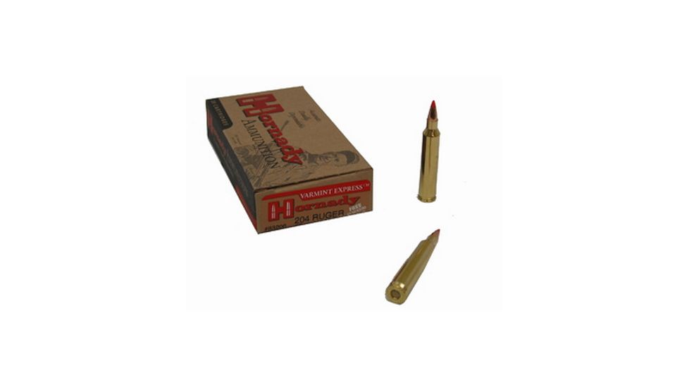 Hornady Superformance .204 Ruger 40 grain V-MAX Brass Cased Centerfire Rifle Ammo, 20 Rounds, 83206