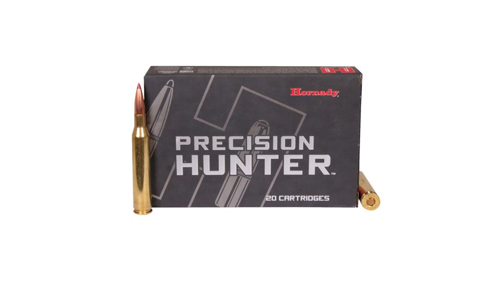 Hornady Precision Hunter .25-06 Remington 110 grain Extremely Low Drag - eXpanding Brass Cased Centerfire Rifle Ammo, 20 Rounds, 8143
