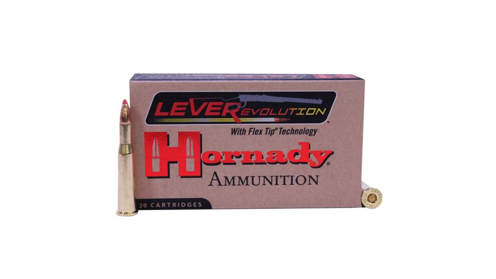 Hornady LEVERevolution .25-35 Winchester 110 grain Flex Tip eXpanding Brass Cased Centerfire Rifle Ammo, 20 Rounds, 8277