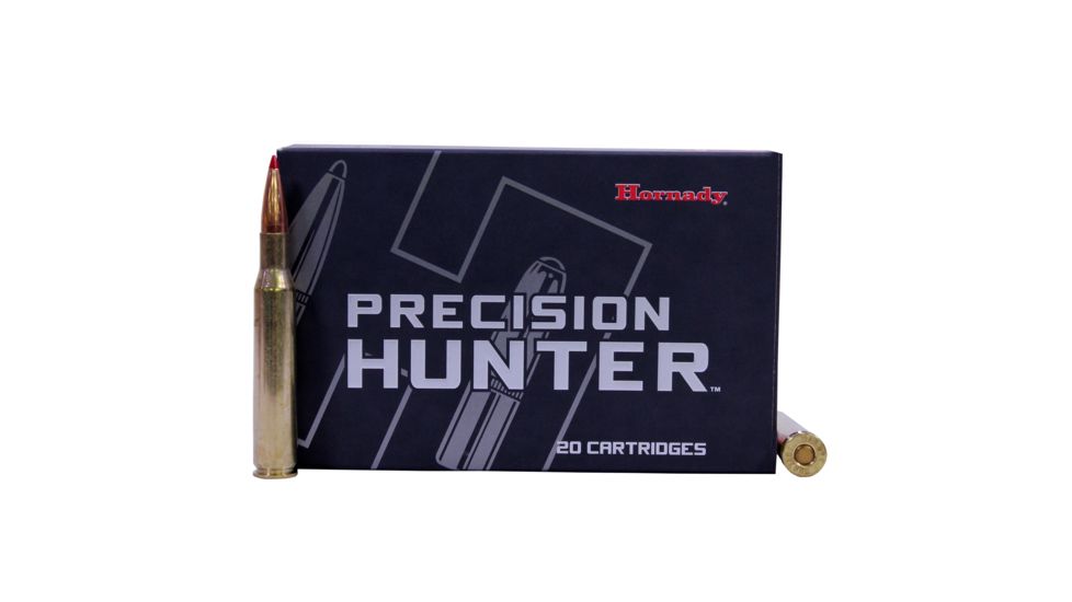 Hornady Precision Hunter .270 Winchester 145 grain Extremely Low Drag - eXpanding Brass Cased Centerfire Rifle Ammo, 20 Rounds, 80536