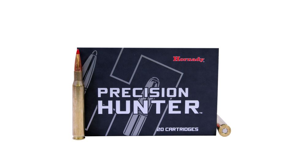 Hornady Precision Hunter .280 Remington 150 grain Extremely Low Drag - eXpanding Brass Cased Centerfire Rifle Ammo, 20 Rounds, 81587