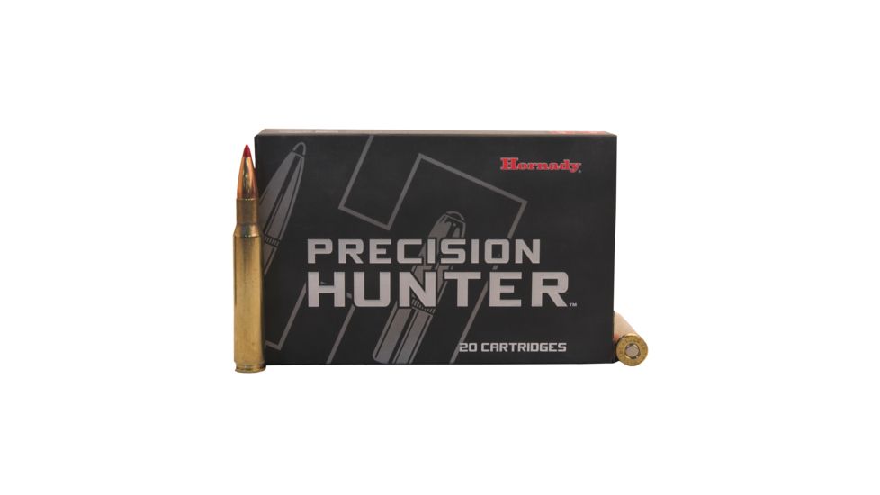 Hornady Precision Hunter .30-06 Springfield 178 grain Extremely Low Drag - eXpanding Brass Cased Centerfire Rifle Ammo, 20 Rounds, 81174