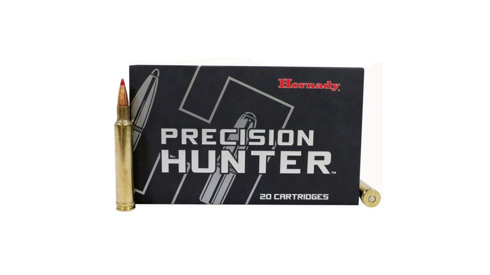 Hornady Precision Hunter .300 Weatherby Magnum 200 grain Extremely Low Drag - eXpanding Brass Cased Centerfire Rifle Ammo, 20 Rounds, 82213