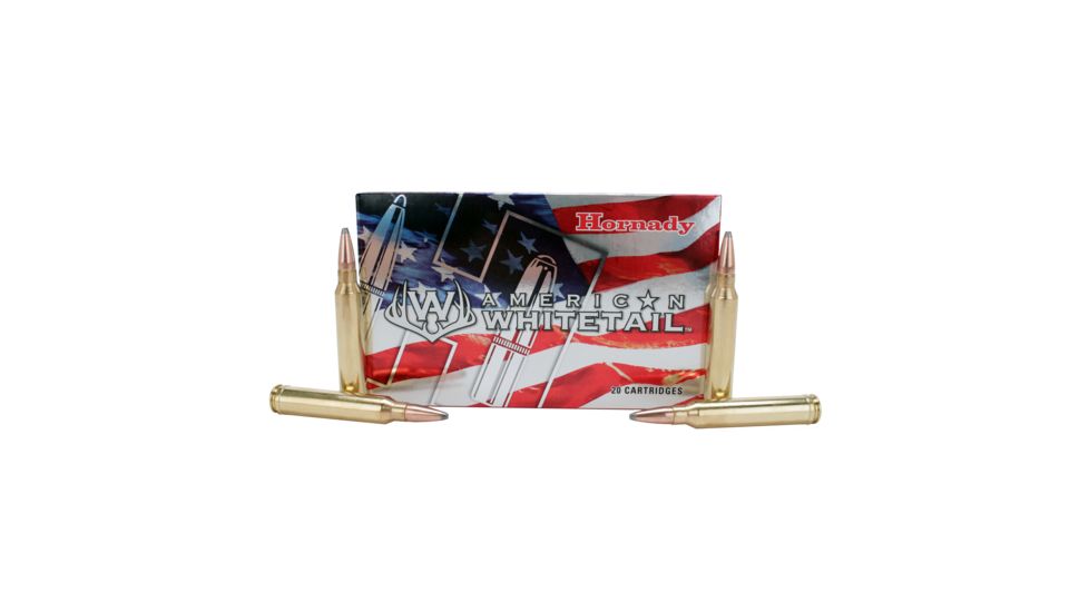 Hornady American Whitetail .300 Winchester Magnum 150 grain InterLock SP Brass Cased Centerfire Rifle Ammo, 20 Rounds, 8204