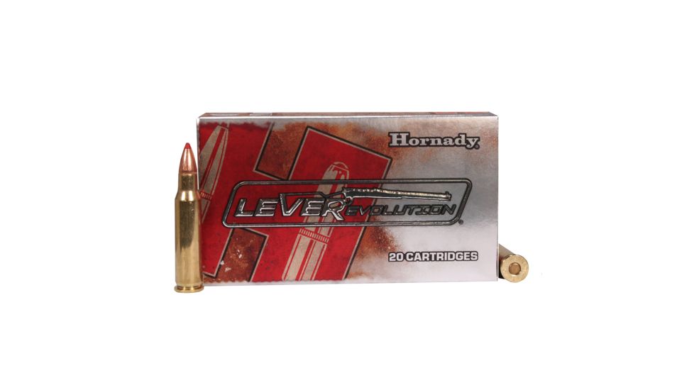 Hornady LEVERevolution .307 Winchester 160 grain Flex Tip eXpanding Brass Cased Centerfire Rifle Ammo, 20 Rounds, 8273
