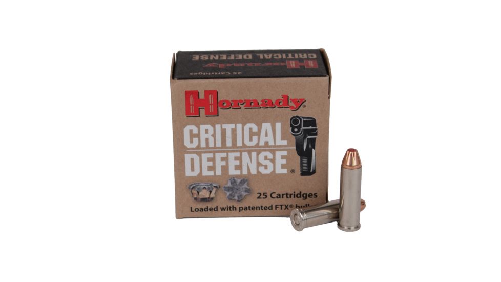 Hornady Critical Defense .32 H&amp;R Magnum 80 grain Flex Tip eXpanding Brass Cased Centerfire Pistol Ammo, 25 Rounds, 90060
