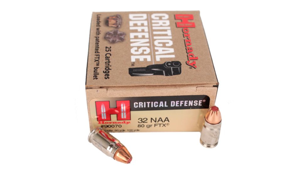 Hornady Ammo 32 Naa 80gr Ftx Cd/25 90070