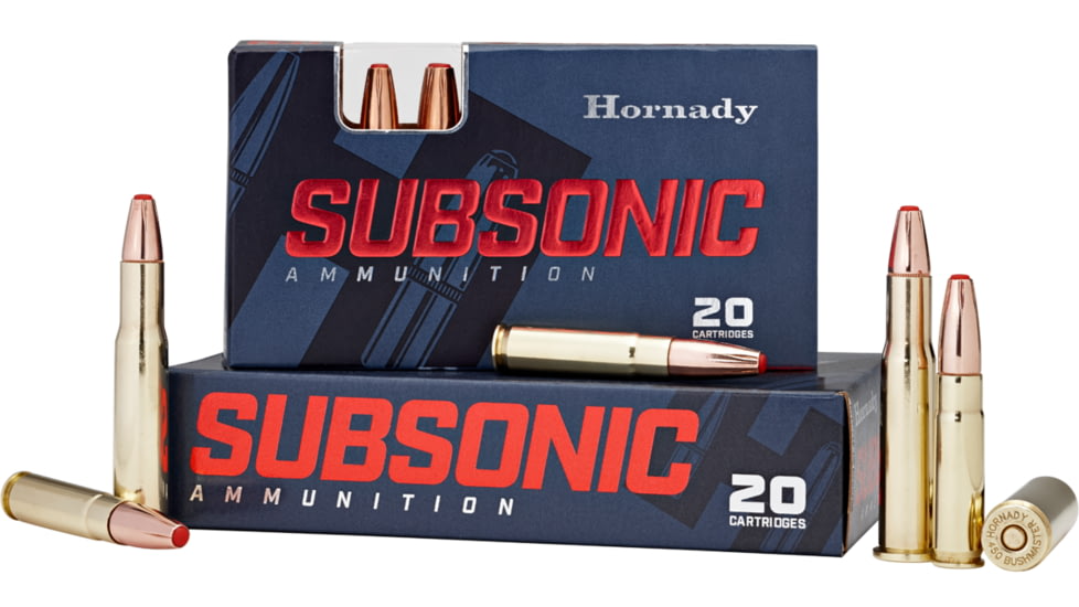 Hornady Ammo .350 Legend 250gr. Sub-X Brass Centerfire Rifle Ammo, 20 Rounds, 81198