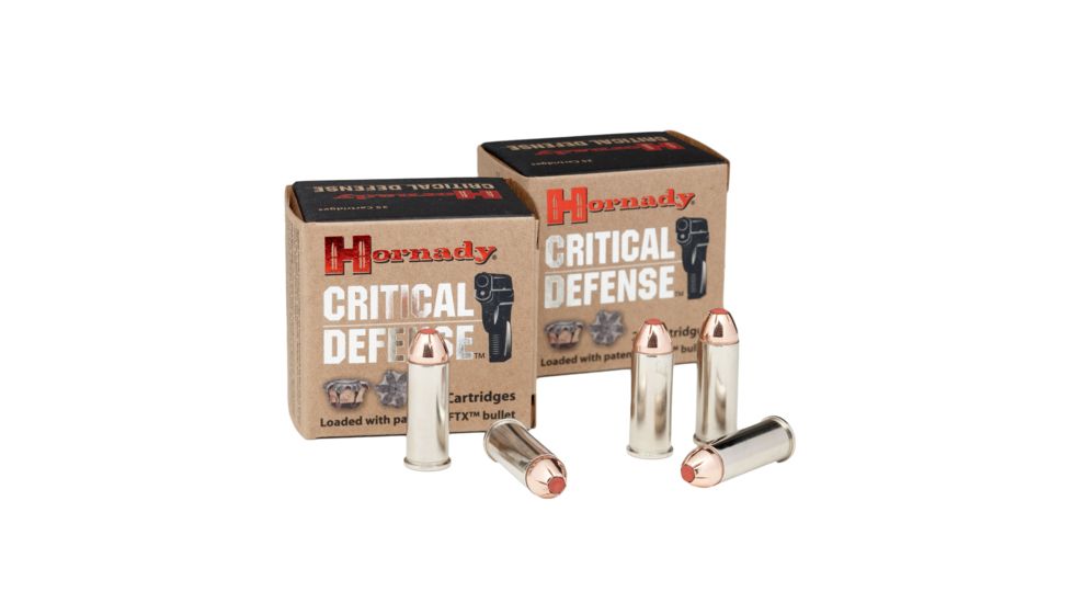 Hornady Critical Defense .44 Special 165 grain Flex Tip eXpanding Brass Cased Centerfire Pistol Ammo, 20 Rounds, 90700