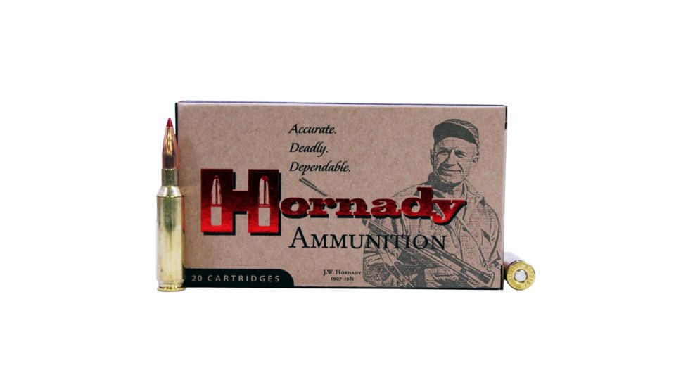 Hornady Match 6.5mm Creedmoor 120 grain Extremely Low Drag Match Brass Cased Centerfire Rifle Ammo, 20 Rounds, 81491