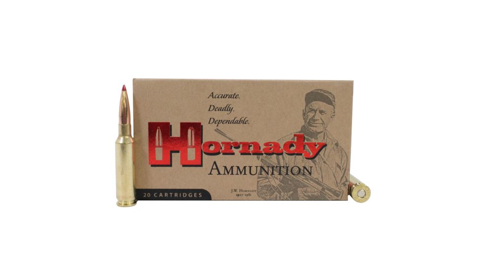 Hornady Match 6.5mm Creedmoor 147 grain Extremely Low Drag Match Brass Cased Centerfire Rifle Ammo, 20 Rounds, 81501