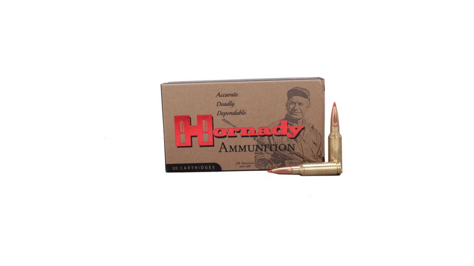 Hornady Custom 6.5mm Grendel 123 grain Super Shock Tip Brass Cased Centerfire Rifle Ammo, 20 Rounds, 8152