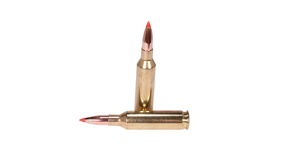 Hornady Varmint Express 6mm Creedmoor 87 grain V-MAX Brass Cased Centerfire Rifle Ammo, 20 Rounds, 81393