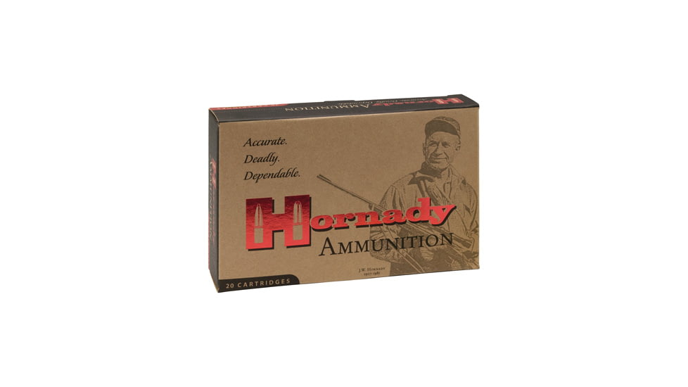 Hornady Dangerous Game 9.3x74mmR 286 grain Jacketed Soft Point Brass Cased Centerfire Rifle Ammo, 20 Rounds, 82304