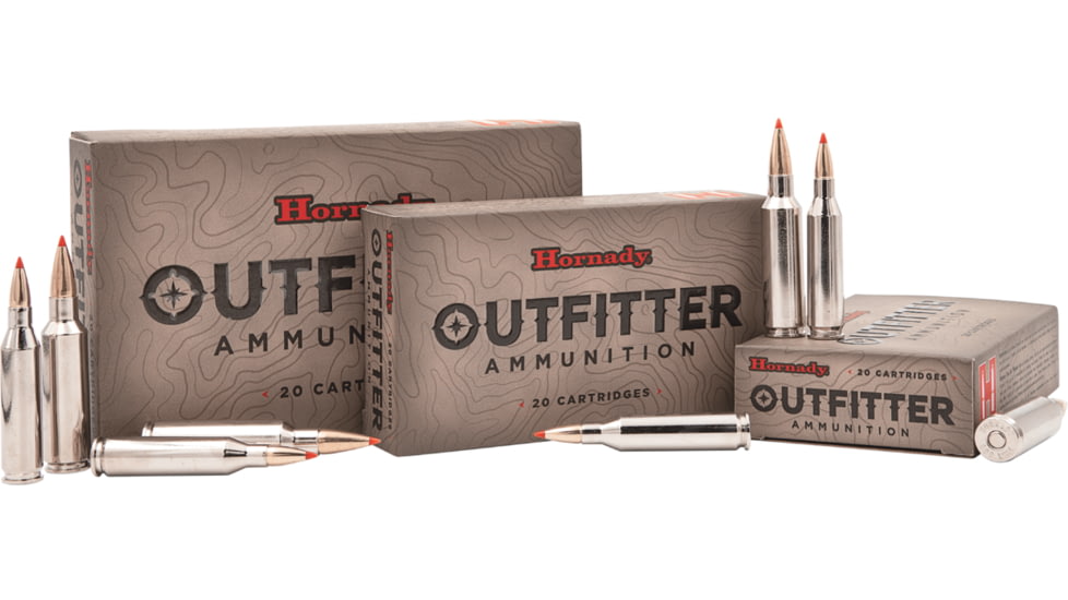 Hornady Ammo Outfitter .270 Winchester 130gr. Cx Brass Centerfire Rifle Ammo, 20 Rounds, 805294