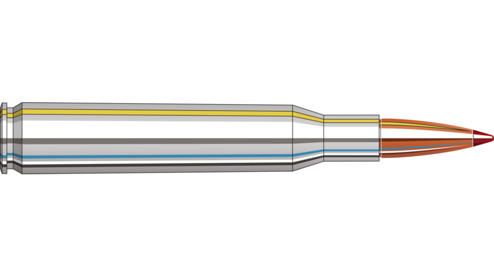 Hornady Ammo Outfitter .270 WSM 130gr. Cx Brass Centerfire Rifle Ammo, 20 Rounds, 805574