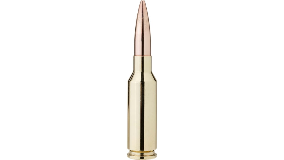 Hornady BLACK 6mm ARC 105 grain Boat-Tail Hollow Point Match Brass Cased Centerfire Rifle Ammo, 20 Rounds, 81604