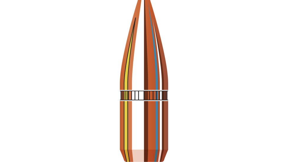 Hornady Match Rifle Bullets, .22 Caliber, 55 grain, Full Metal Jacket FMJ, 6000 Bullet, 2263B