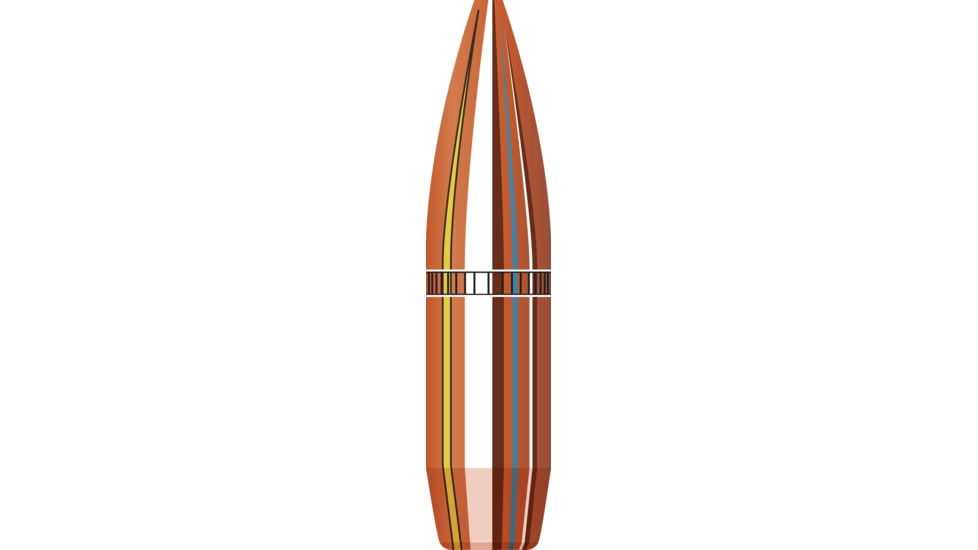 Hornady Match Rifle Bullets, .22 Caliber, 75 grain, Boat Tail Hollow Point BTHP, 4000 Bullet, 2279C