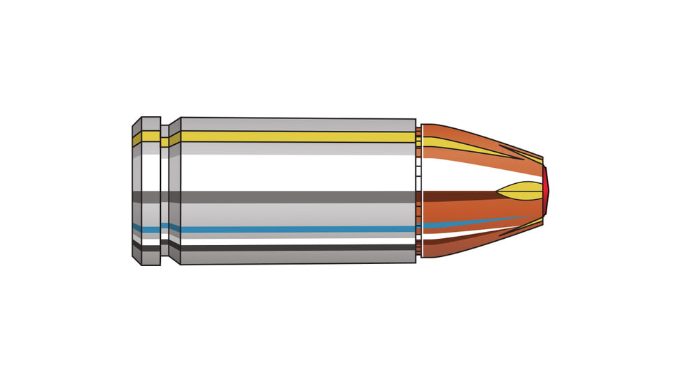 Hornady Critical Defense 9 mm Luger 115 grain Flex Tip eXpanding Brass Cased Centerfire Pistol Ammo, 25 Rounds, 90250