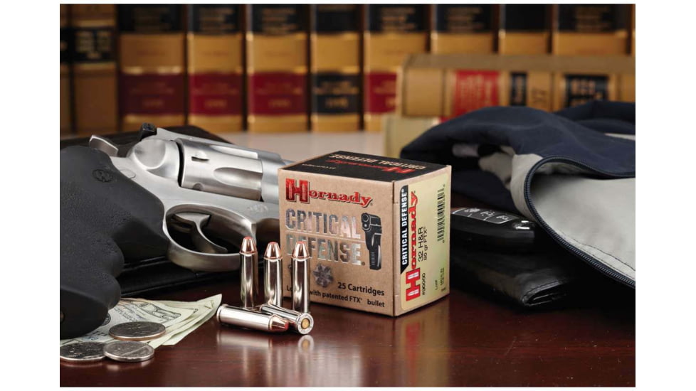 Hornady Critical Defense .25 ACP 35 grain Flex Tip eXpanding Brass Cased Centerfire Pistol Ammo, 25 Rounds, 90014