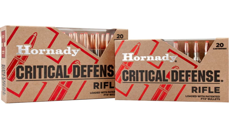 Hornady Critical Defense .223 Remington 73 grain Flex Tip eXpanding Brass Cased Centerfire Rifle Ammo, 20 Rounds, 80260
