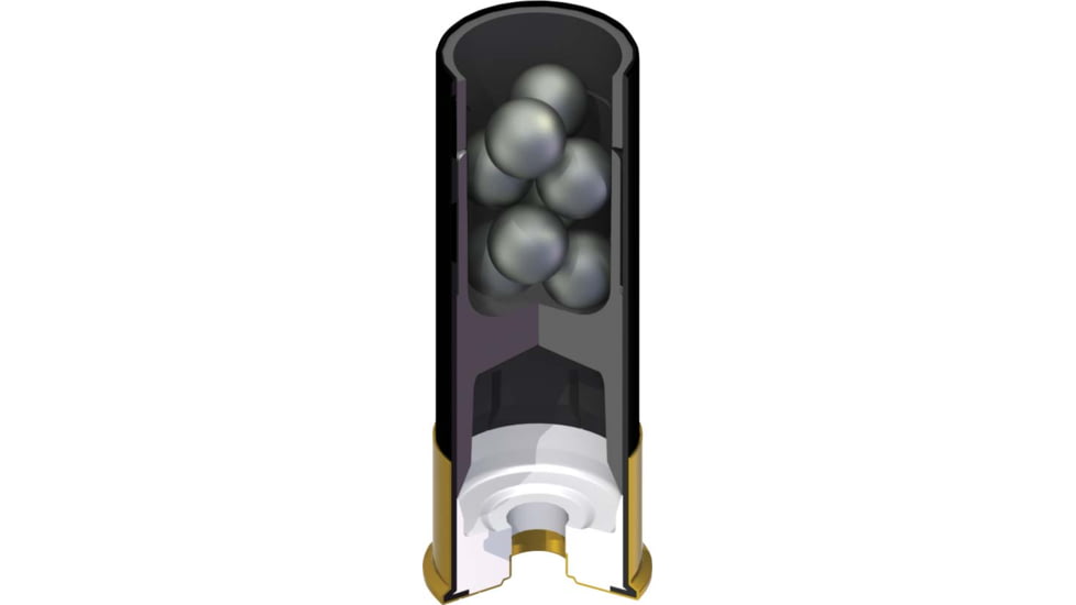 Hornady Critical Defense 12 Gauge 8 Pellet 2.75 in #00 Buck Centerfire Shotgun Buckshot Ammo, 10 Rounds, 86240