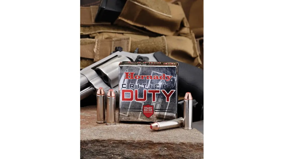 Hornady Critical Duty .357 Magnum 135 grain FlexLock Brass Cased Centerfire Pistol Ammo, 250 Round