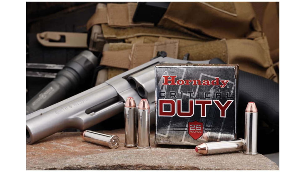 Hornady Critical Duty .357 Magnum 135 grain FlexLock Brass Cased Centerfire Pistol Ammo, 25 Rounds, 90511