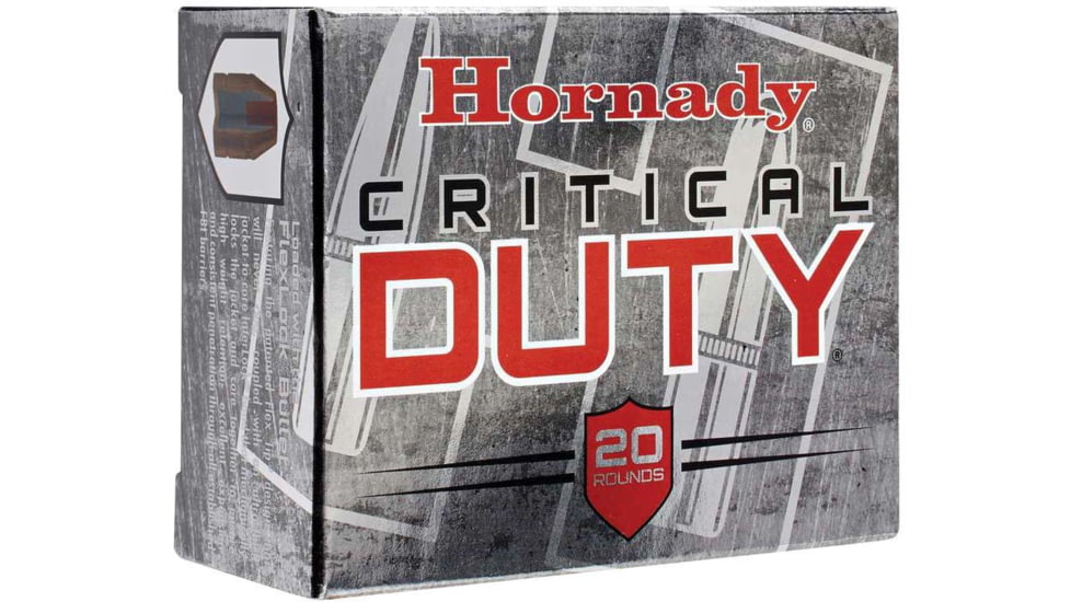 Hornady Critical Duty .357 Magnum 135 grain FlexLock Brass Cased Centerfire Pistol Ammo, 25 Rounds, 90511