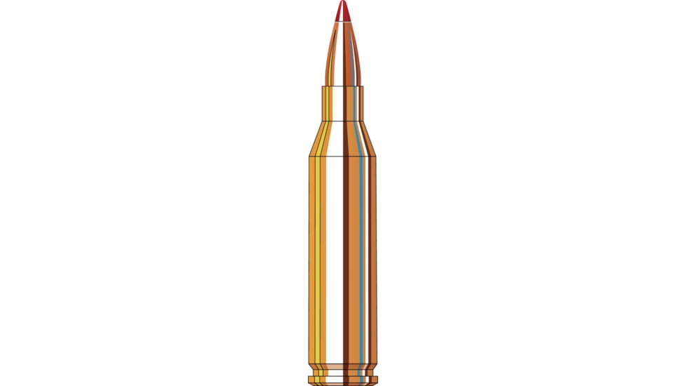 Hornady Custom .243 Winchester 87 grain V-MAX Brass Cased Centerfire Rifle Ammo, 20 Rounds, 80468