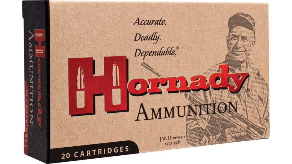 Hornady Match .223 Remington 75 grain Boat-Tail Hollow Point Match Brass Cased Centerfire Rifle Ammo, 20 Rounds, 8026