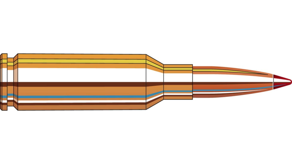Hornady Match 6mm ARC 108 grain Extremely Low Drag Match Brass Cased Centerfire Rifle Ammo, 20 Rounds, 81608