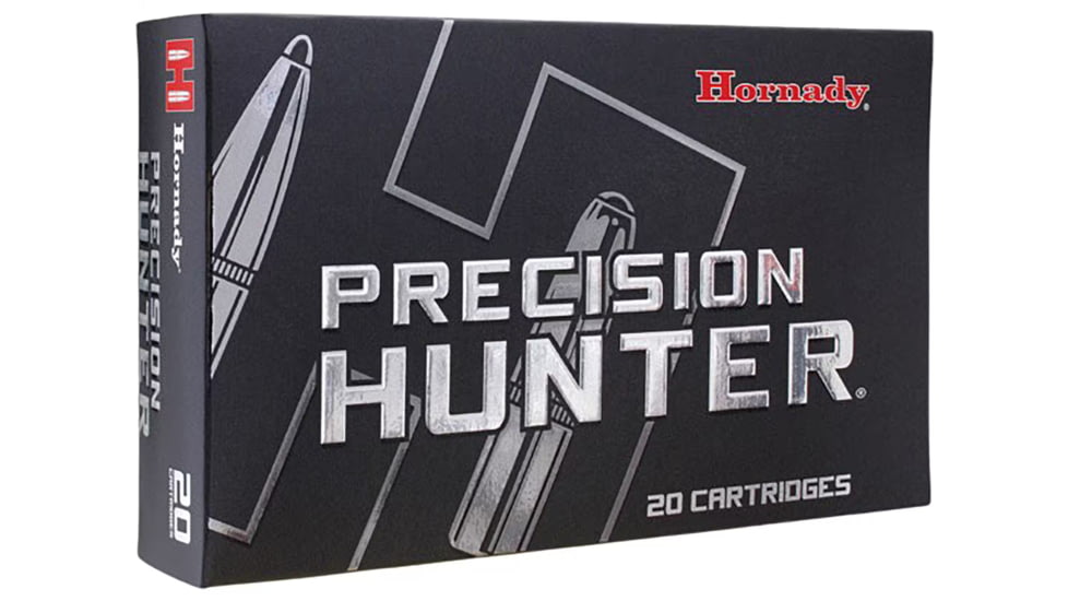 Hornady Precision Hunter 25 Creedmoor 128 Grain ELD-X Brass Cased Rifle Ammo, 20 Rounds, 81422