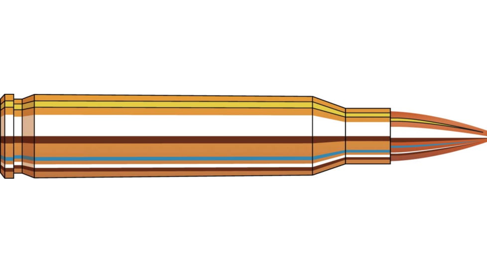Hornady Frontier 5.56x45mm NATO 68 grain Boat-Tail Hollow Point Brass Cased Centerfire Rifle Ammo, 20 Rounds, FR310