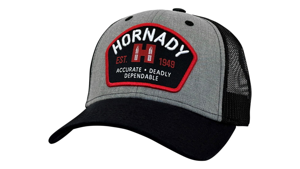 Hornady Patch Hat - Men's, One Size, Gray, 30220