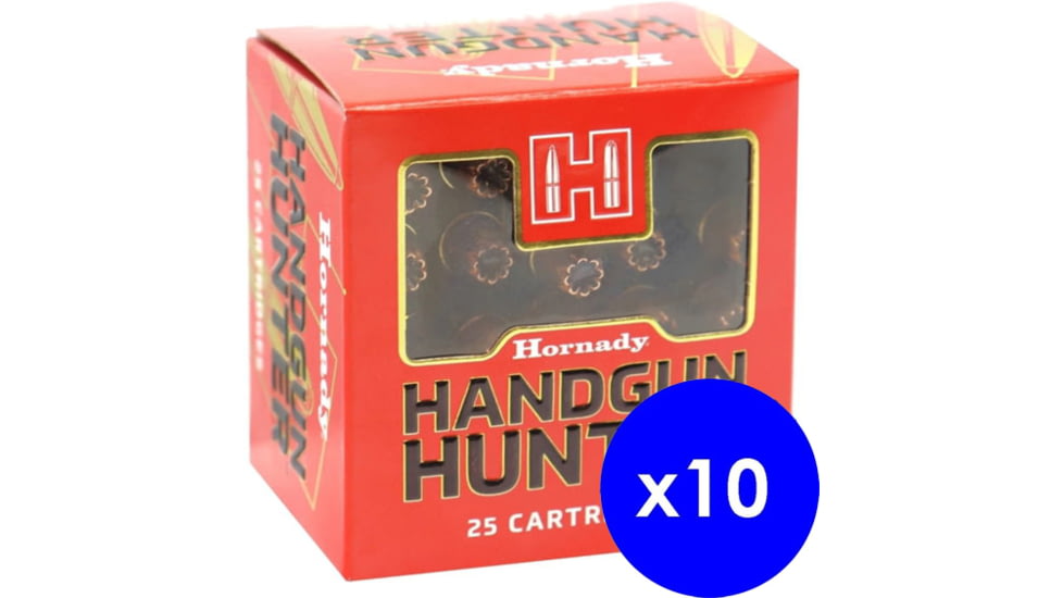 Hornady Handgun Hunter 9 mm Luger +P 115 grain MonoFlex Brass Cased Centerfire Pistol Ammo, 250 Rounds