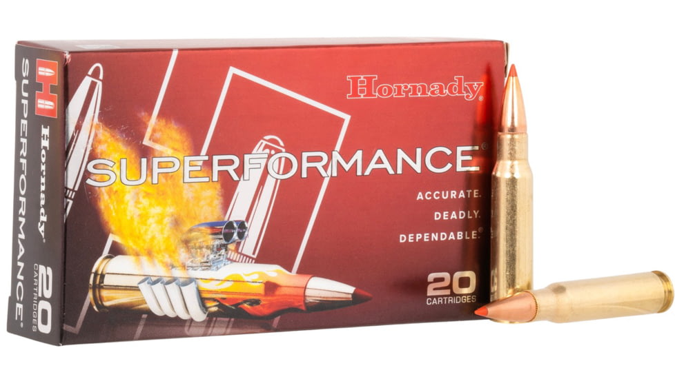 Hornady Superformance .308 Winchester 180 Grain SST Brass Cased Rifle Ammunition, 20 Rounds, 80772