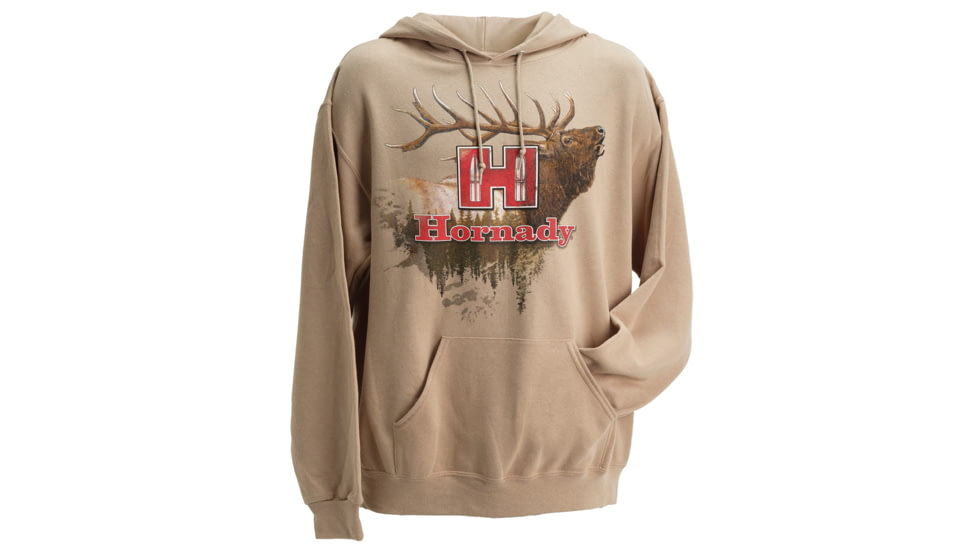 Hornady 99612M Elk Medium Tan/Khaki Hoodie