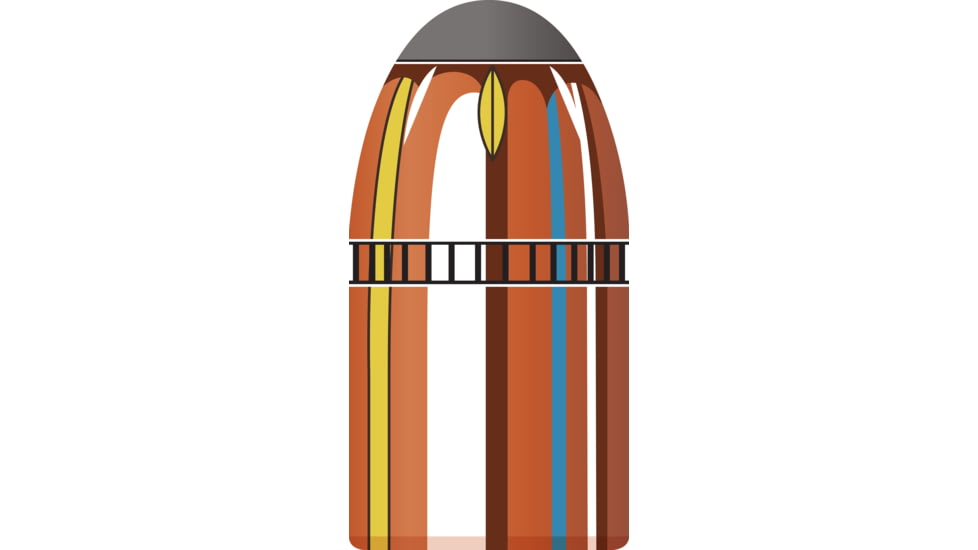 Hornady Interlock Traditional Rifle Bullets, .45 Caliber, 350 grain, InterLock Round Nose RN, 50 Bullet, 4502