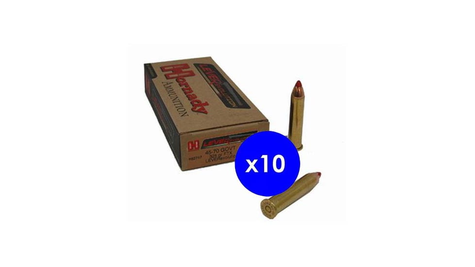 Hornady LEVERevolution .45-70 Government 325 grain Flex Tip eXpanding Brass Cased Centerfire Rifle Ammo