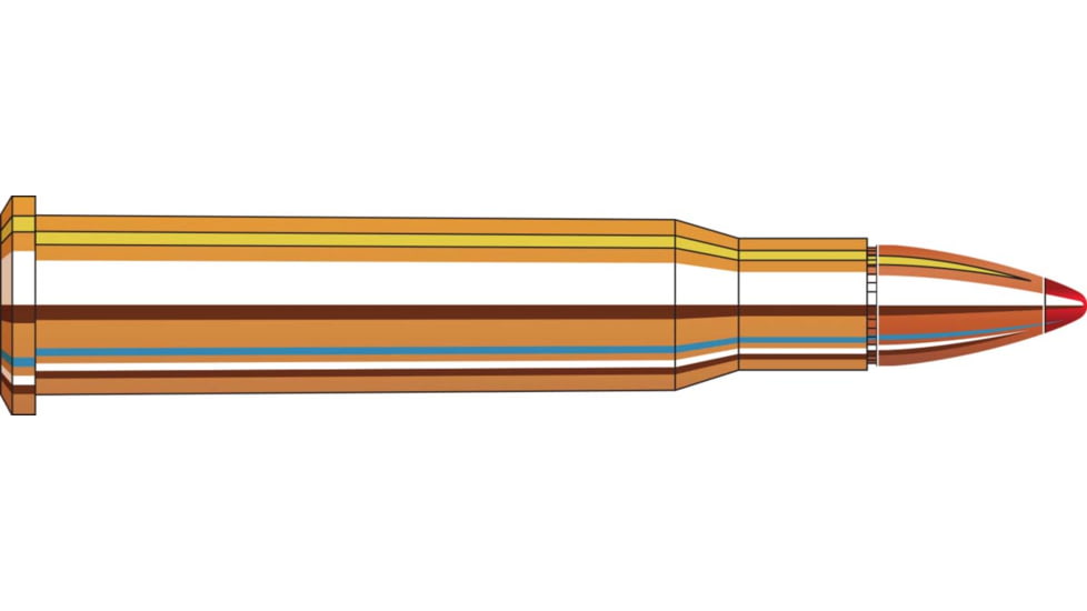 Hornady LEVERevolution 7-30 Waters 120 grain Flex Tip eXpanding Brass Cased Centerfire Rifle Ammo, 20 Rounds, 81569