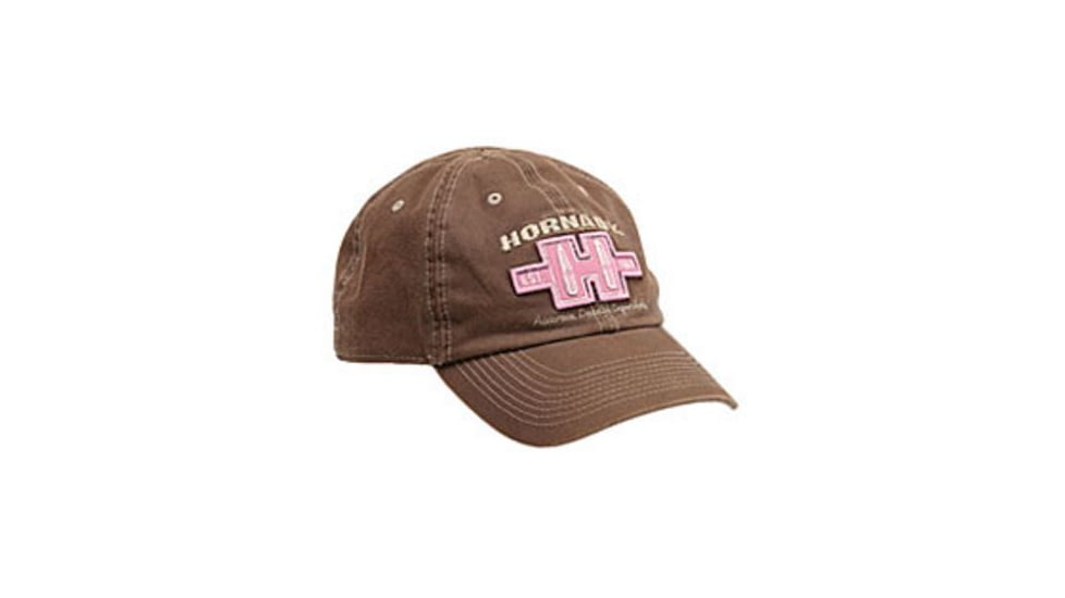 Hornady Logo Cotton Cap,Brown/Pink Est 1949 Cap 99302