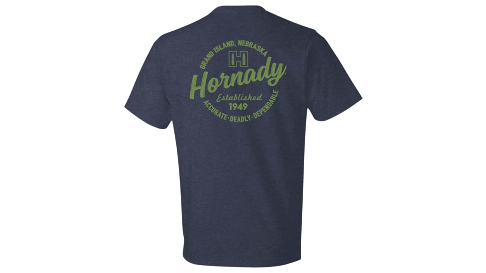 USED, Hornady Logo Stamp T-Shirt - Men's, Indigo, Extra Large, 30994