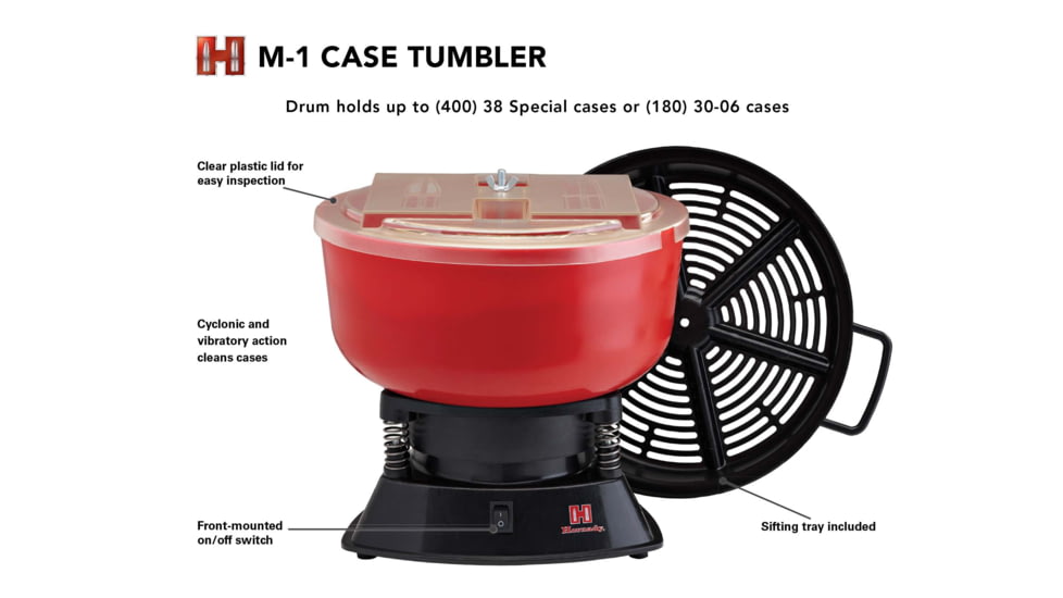 Hornady M-1 Case Tumbler 110 Volt, NSN N, 050202