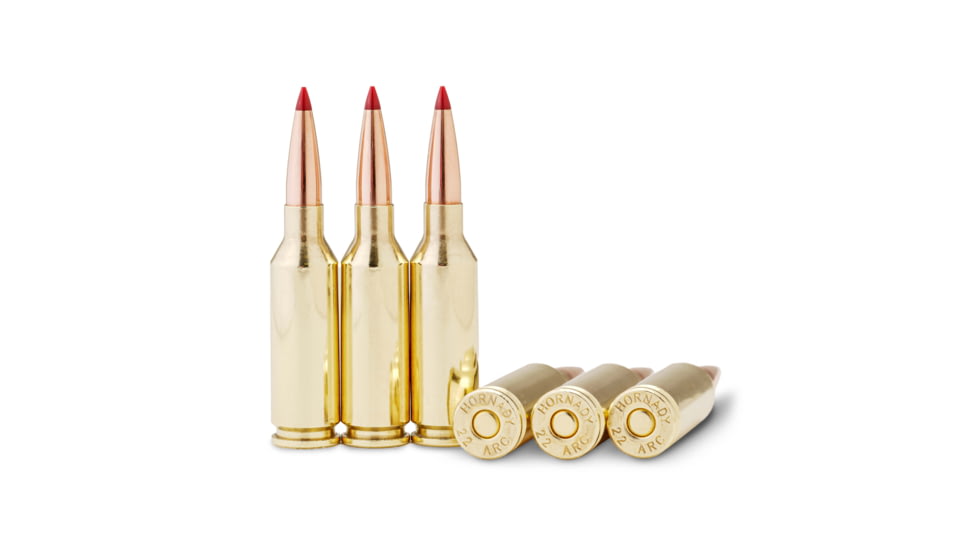 Hornady Match .22 ARC 88 Grain ELD-M Brass Cased Rifle Ammo, 20 Rounds, 81543